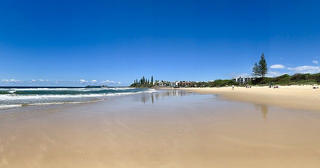 Alexandra Headland beach Queensland