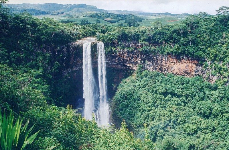 Mauritius waterfalls