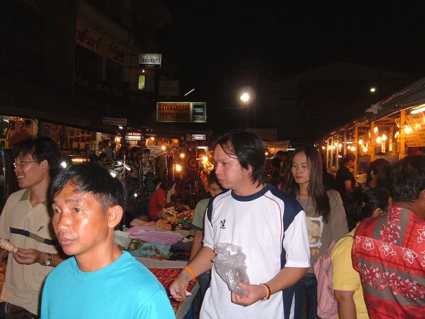 The Chiang Rai night market, Chiang Rai Provinc