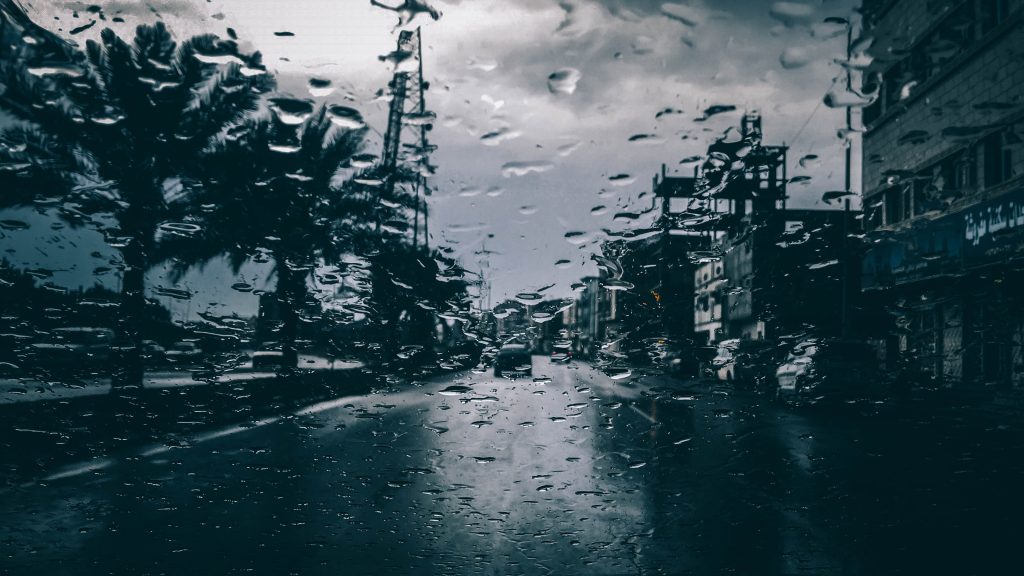 Raining