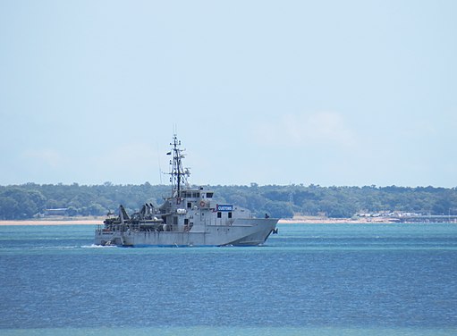 ACV Holdfast Bay on Darwin Harbour