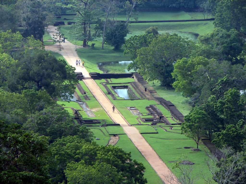 Sigiriya Terraced Gardens Image Credit - Bernard Gagnon, CC By SA 3.0 via Wikipedia Commons