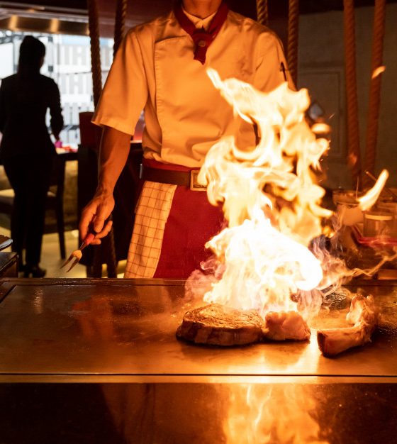 Teppanyaki food