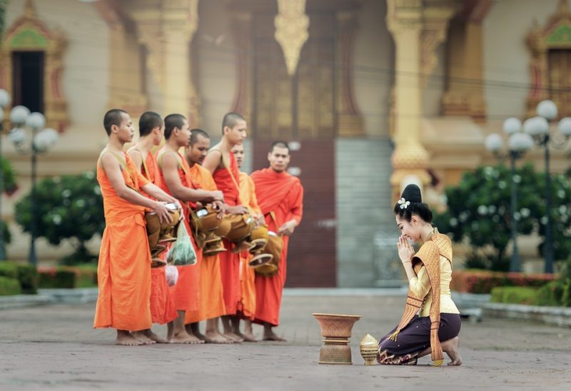 Monks in Thailand