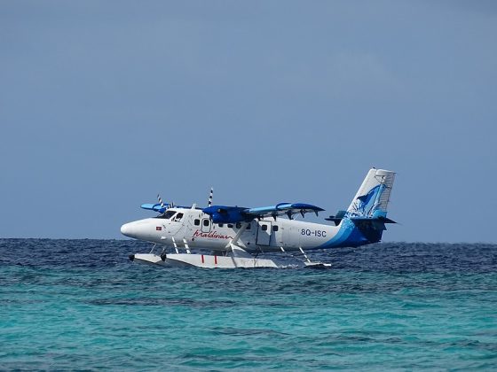 Seaplane in Maldives