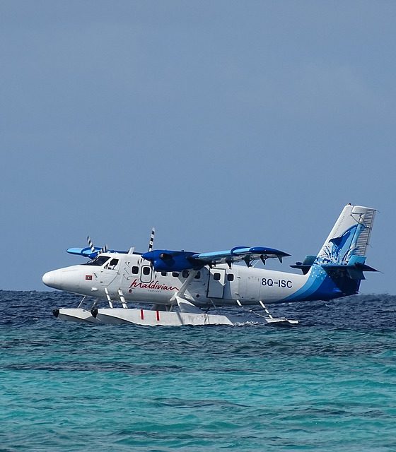 Seaplane in Maldives