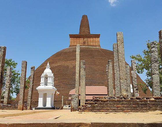 Abhayagiri Dagoba in Anuradhapura