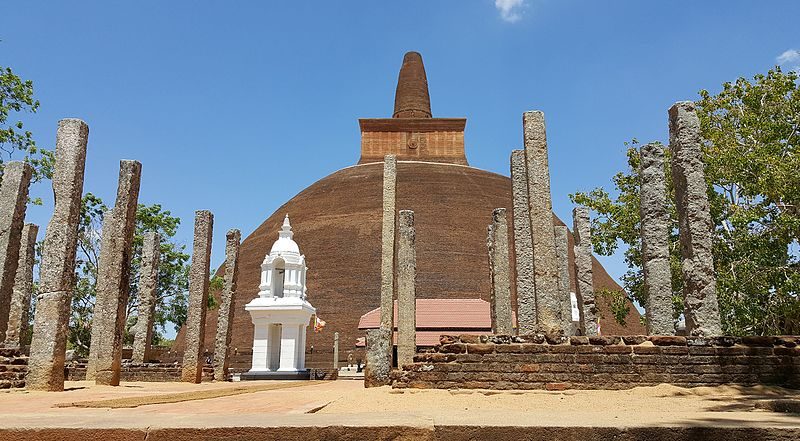 Abhayagiri Dagoba in Anuradhapura