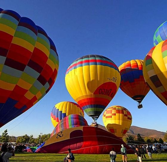 Hot air ballooning