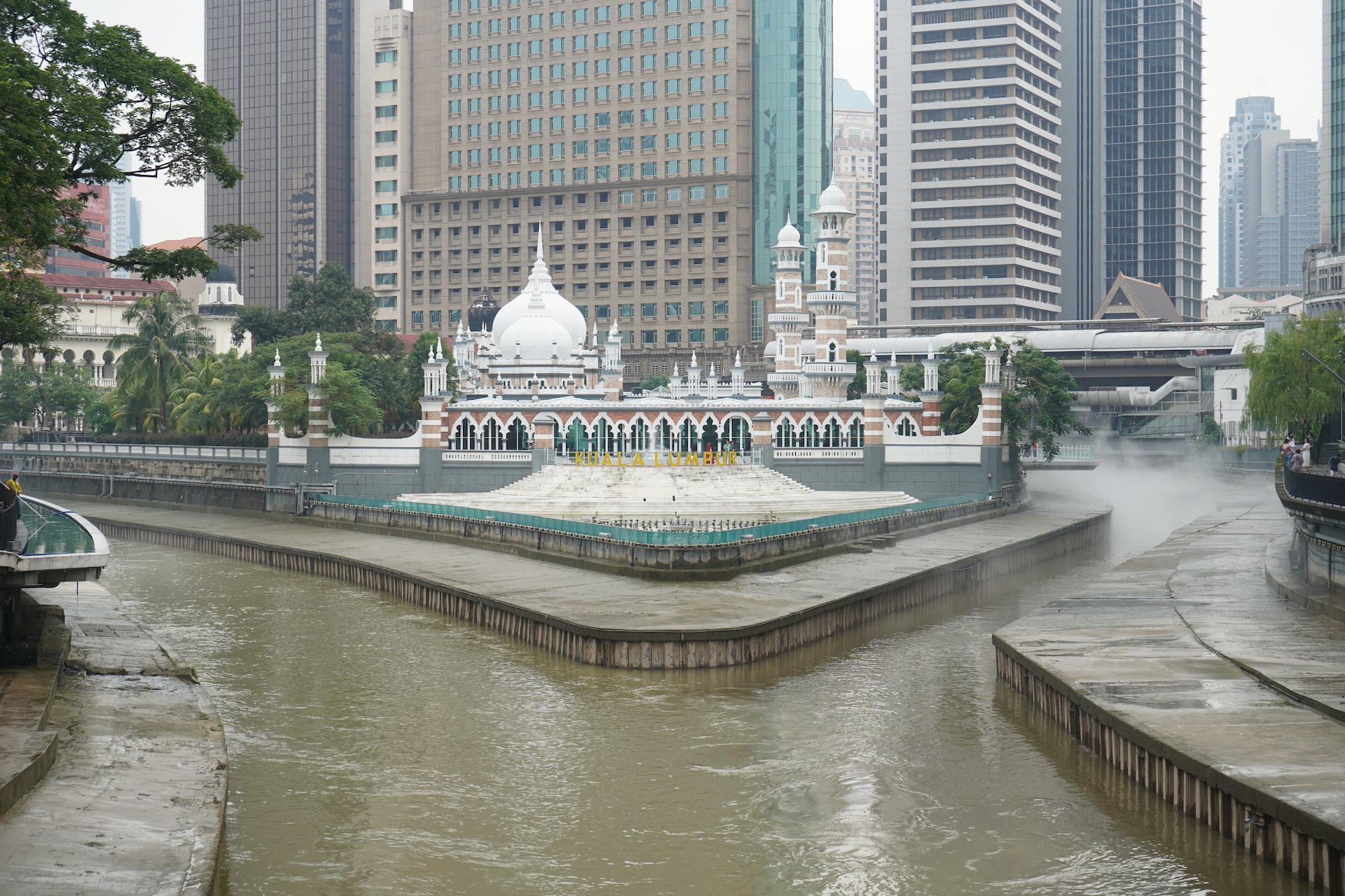"River of Life" near Merdeka Square in Kuala Lumpur, Malaysia