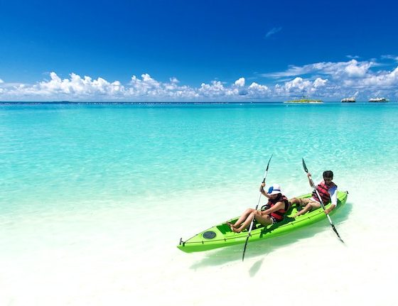 Kayaking Maldives