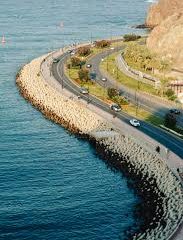 Scenic Coastal Road in Muscat