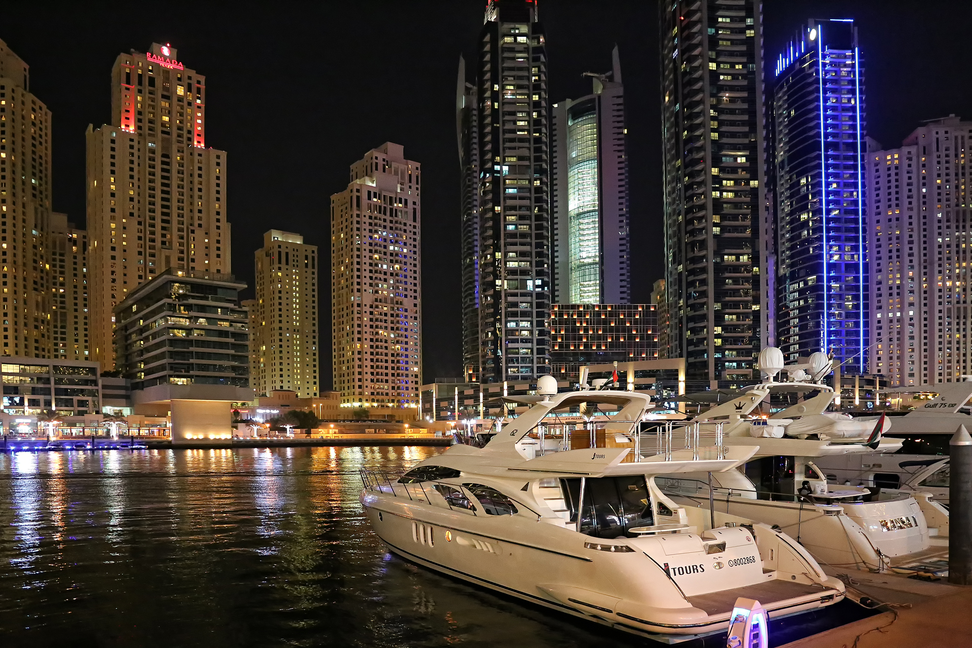 Dubai Marina Night