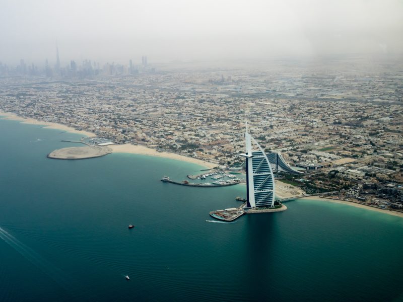 Dubai aerial view