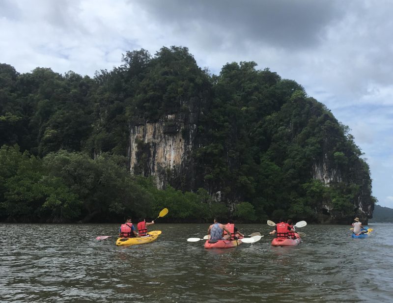 Kayaking in Ao Thalane