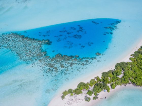 Maldives tropical island