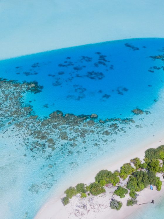 Maldives tropical island