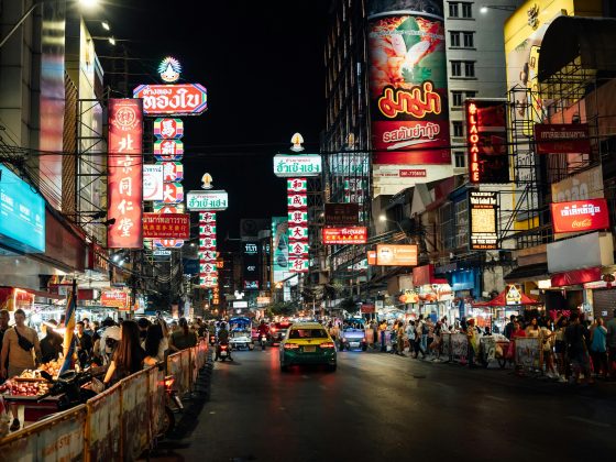Vibrant Nightlife on Yaowarat Road, Bangkok