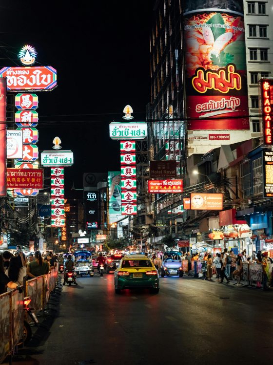 Vibrant Nightlife on Yaowarat Road, Bangkok