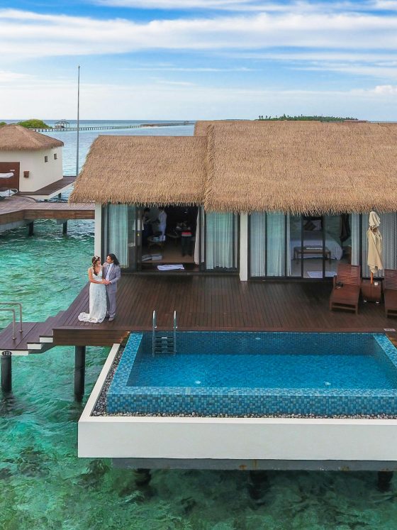 Maldives cottages