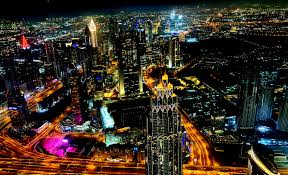 Dubai's night view