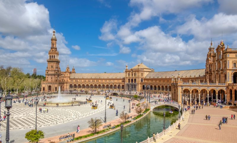 Scenic View of Spain Square