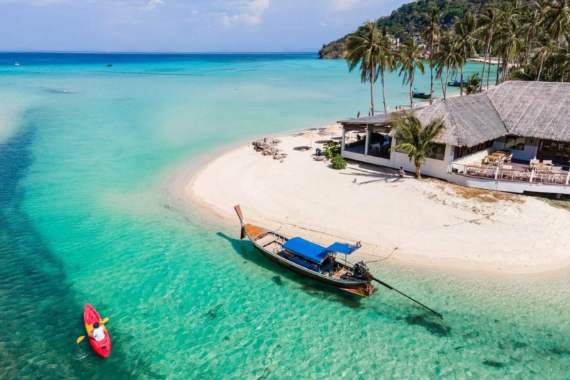 A hotel near Maya Bay in Thailand